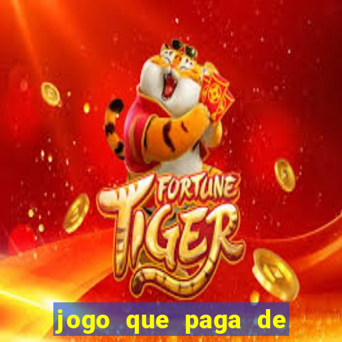 jogo que paga de verdade no pix sem depositar nada